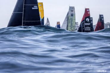 A fine line-up of youngsters at the start of the Paprec 600